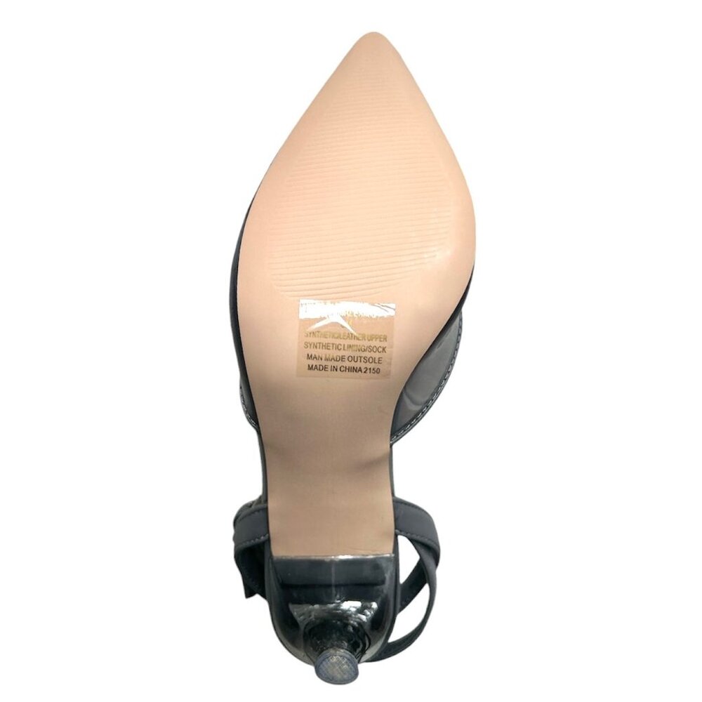 STEVE MADDEN ALESSI Women's Heel Pointed Toe Pump Gray Size 6.5 - Picture 6 of 7